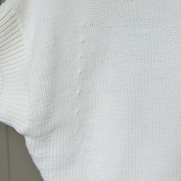 Maeve Pippa Sweater Strawberry Knit Intarsia 60s 70s Whimsical Mod Crew Neck - Picture 3 of 10